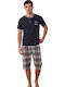 Rimoli Summer Men's Pyjama Dark Blue