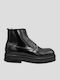 Leather Black Men's Boots