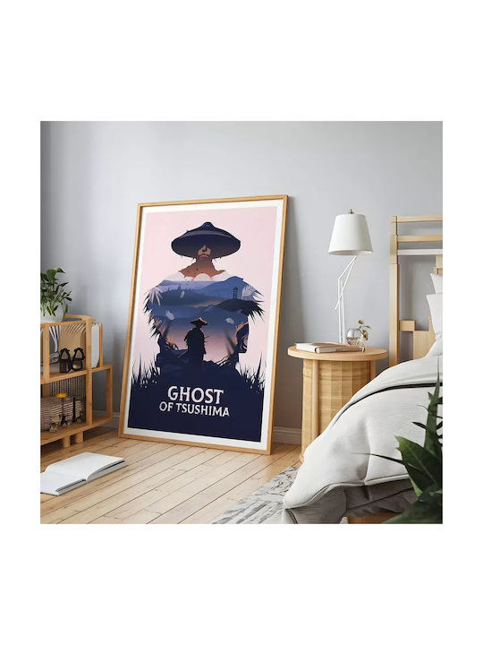 Gaming Poster Ghost Tsusima Art Style Edition G...