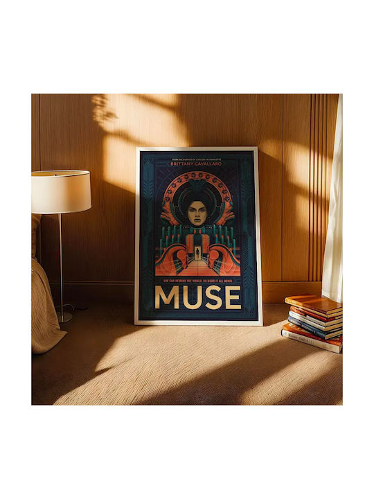 Music Poster Muse Ms030 40cm X 50cm White Woode...