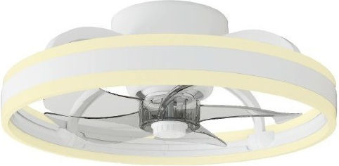 Aca 50cm cu Lumină Alb Ventilator