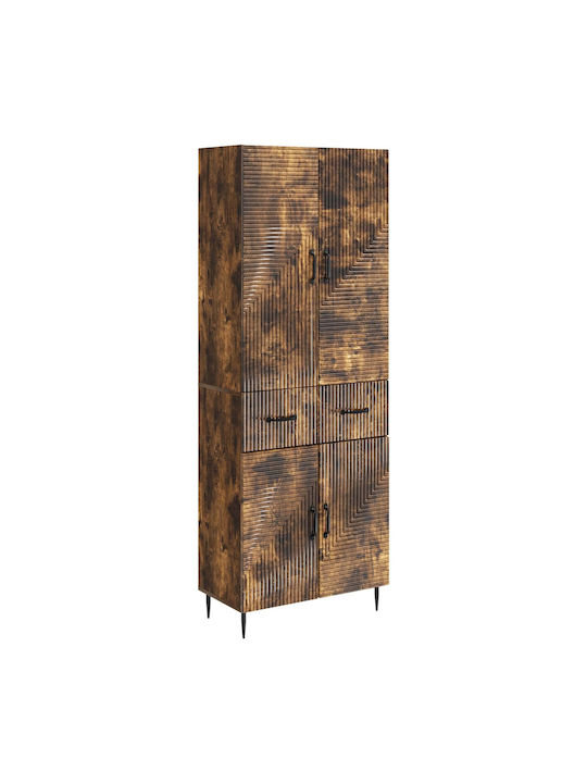 Bücherregale Rauchholz Eiche (2Stück) 66x34.5x8...