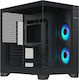 Fractal Design Pop 2 Gaming Midi Tower Computer Case with Side Window and ARGB Lighting Black