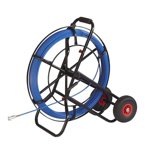Evik Metallic Electrician Fish Tape with Carrier and Detachable Edges AK-AT-050E