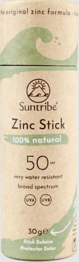 Suntribe Active Sports Zinc Αντηλιακό Stick Σώματος SPF50 30gr