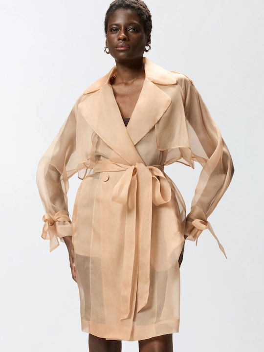 Pinko Women's Beige Gabardine