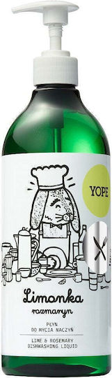 Yope Natural Dishwashing Liquid Lime Rosemary 750ml