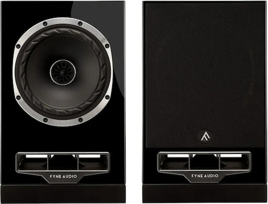 Fyne Audio F500S Pair of Hi-Fi Bookshelf Speakers 50W 1-Way 20.4x31.7x32.5cm Gloss Black