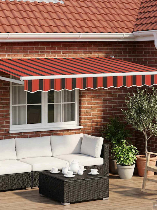 vidaXL Terrace Tent Orange 3.5x2m