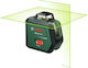 Bosch PLL360-15G - Basic Γραμμικό Αλφάδι Laser Πράσινης Δέσμης με Εύρος Εργασίας 30m
