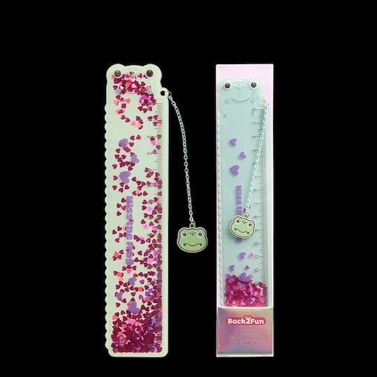 Back2fun Υποδεκαμετρο Blister 15cm Glitter Βατραχακι
