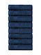 Homelovers 30x30cm Homelovers Badetuch Blau Gewicht 500gr/m²