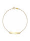 Kids Bracelet ID Made of 14K Gold
