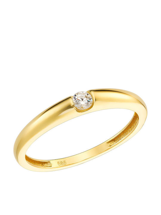 Women's Ring with Stones from 14K Gold