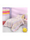 Guy Laroche Single Cotton Sheet Set Funny Pink 165x250cm