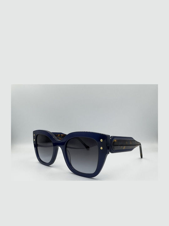 Monte Napoleone Blue Sunglasses With Frame