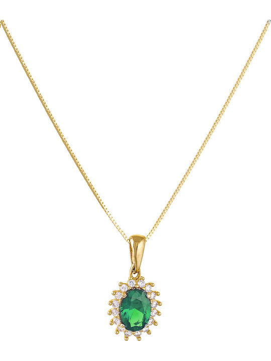 Charm Rosette Gold 14K Green