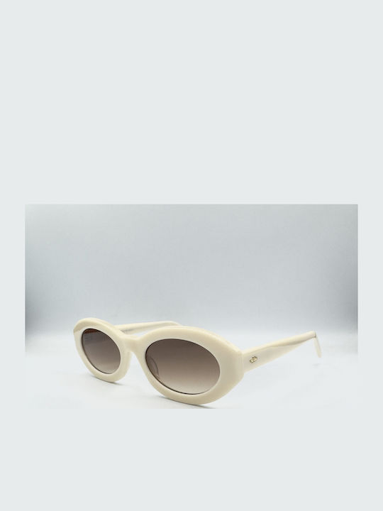 Monte Napoleone Beige Sunglasses With Frame