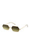 Tailor Made Unisex Sonnenbrillen mit Goldfarbenem Rahmen und Grünen Gläsern TM15293-C8