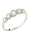 Women's Ring from 14K White Gold