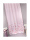 Guy Laroche Kinder Vorhang Bebe Starland mit Bleistiftfalten Rosa 150x270cm