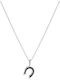 Charm Bogen aus Weißgold 14K Schwarz