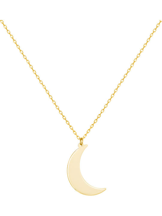 Charm Mond aus 14K Gold