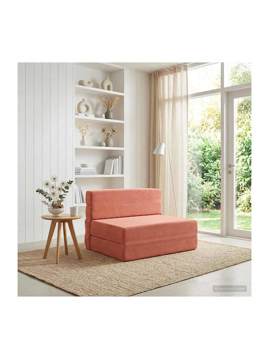 Armchair Bed Red Orange 70x72x60cm