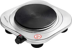 Sokany 1500w Electric Cooking Plate 5 Power Levels Cooking Silver