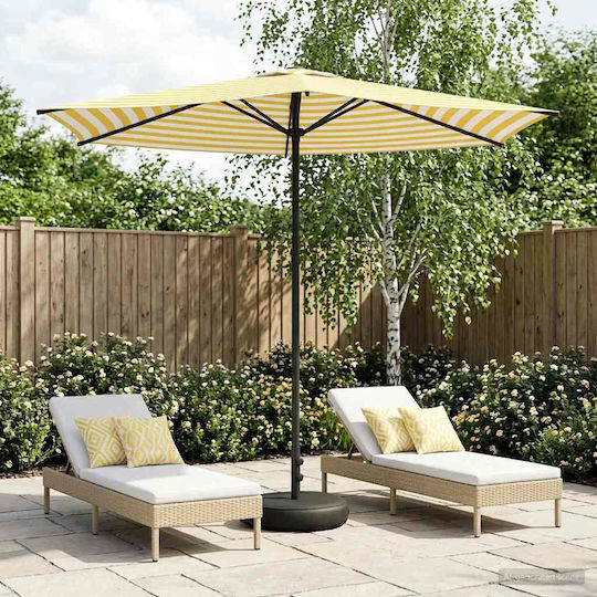 Aluminium Garten- und Terrassen-Sonnenschirm mit Luftschlitz Aluminium Garten- und Terrassen-Sonnenschirm mit Luftschlitz