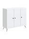 Bufet Din Lemn Alb 89x34.5x80cm