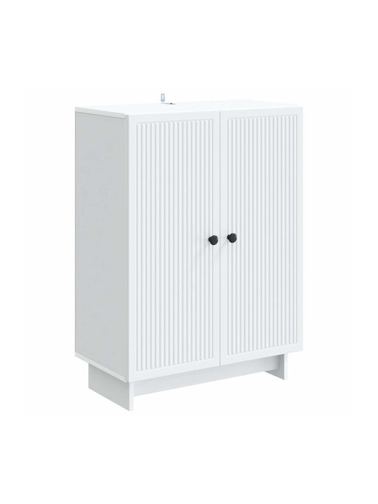 Sideboard from Wood & Metal White 66x34.5x90cm