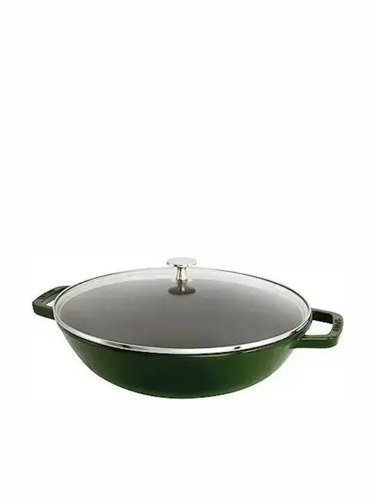 Staub Wok από Μαντέμι με Καπάκι 30cm