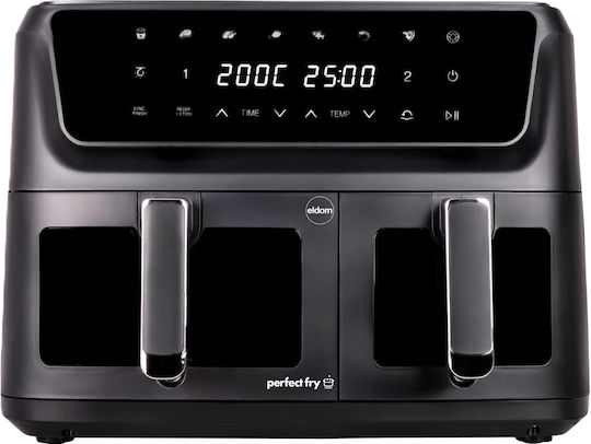 Eldom Air Fryer with Double Removable Container 11l Black FR220