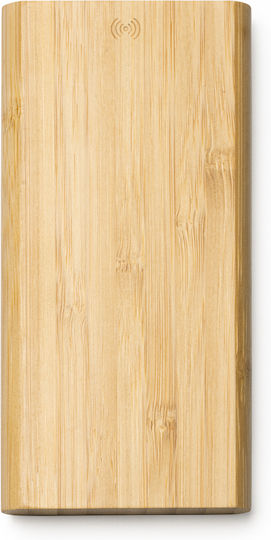 Bamboo Power Bank 6000mAh με Θύρα USB-A Καφέ