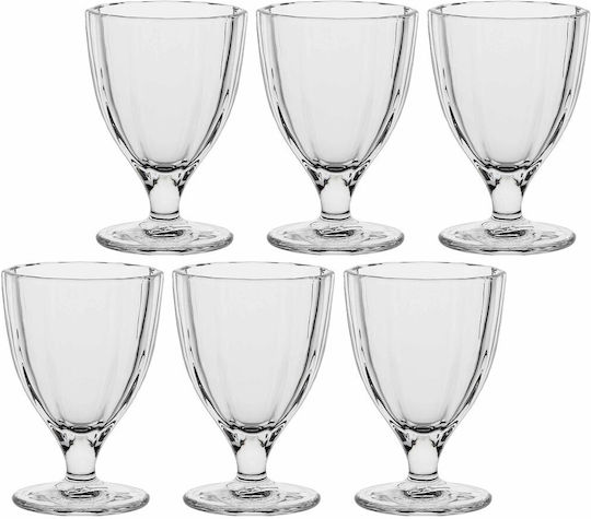 Rose&Tulipani Amani Set Pahare din Sticlă 300ml R11650001C-Z 6 Bucăți