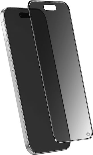 Force Glass Screen Protector iPhone Air În 2.5d Filtru Privacy Sticlă Organică Transparentă Neagră