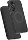 Force Case Magsafe Case Galaxy S26 Plus Reinforced Shockproof 2m Card Holder Black