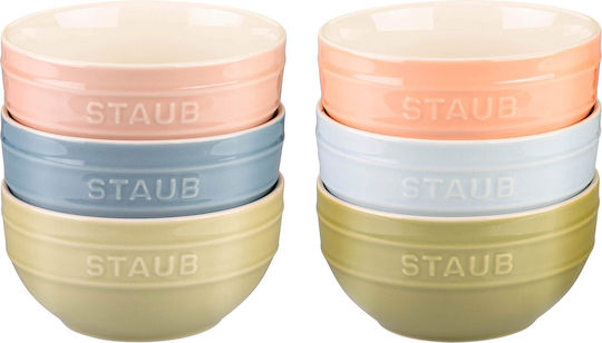 Staub Μπωλ Σερβιρίσματος Στρογγυλό Κεραμικό με Διάμετρο 6εκ. 6τμχ