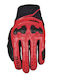 Five RS2 EVO2 Καλοκαιρινά Ανδρικά Γάντια Μηχανής Fluo Red / Black
