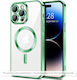 Techsuit Luxury Crystal Silicone Back Cover Gre...