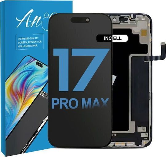 Οθόνη με Μηχανισμό Αφής για Iphone 17 Pro Max (Μαύρο)