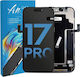 Ecran cu Mecanism Tactil pentru Iphone 17 Pro (Negru)