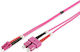 Digitus Digitus Optische Faser LC-SC Netzwerkkabel 3m Rosa