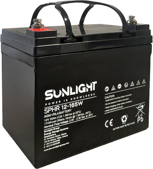 SunLight Sphr UPS Battery with Capacity 33.6Ah and Voltage 12V 1 Piece