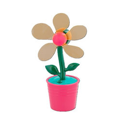 Вентилатор Чанта За Ръка Цвете Презареждащ С Розова Основа Rechargable Ventifleur Flower Pink