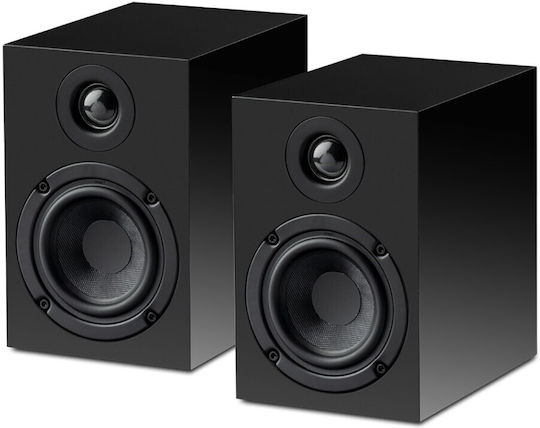 Pro-Ject Audio Box 3E Комплект Пасивни Hi-Fi Тонколони Bookself 140W 2 Пътни П10.6xШ15.2xВ16см Черен-Висок Гланц