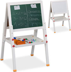 Relaxdays Tablă De Scris Pentru Copii 77x44,5x39 Cm