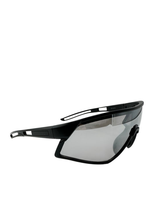 V-store Unisex Sonnenbrillen mit Schwarzem Horn umrandetem Rahmen und Grauen Polarisiertem Glas