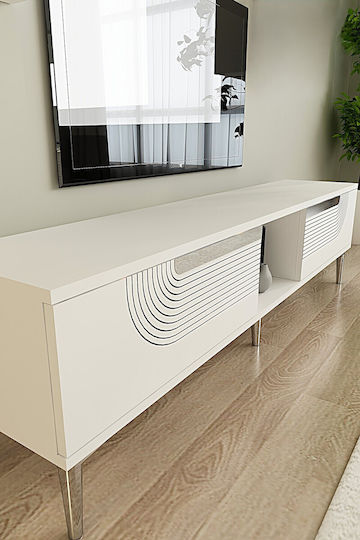 Έπιπλο TV Επιδαπέδιο Travertine 150x30x41εκ. Έπιπλο TV Επιδαπέδιο Travertine 150x30x41εκ.